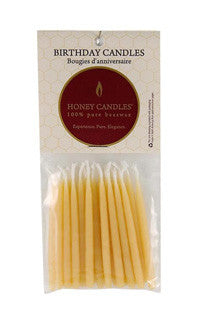 Honey Candles - Birthday Candles - 2 colours by Honey Candles - Ebambu.ca natural health product store - free shipping <59$