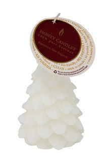 Honey Candles - Yule Tree - 3 colours by Honey Candles - Ebambu.ca natural health product store - free shipping <59$