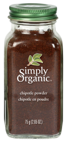 Simply Organic - Piment Chipotle 75 g