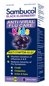 Sambucol - Black Elderberry Anti-Viral Flu Care Kids 120 ml