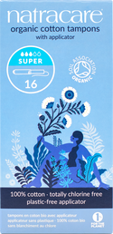 Natracare Tampons organic avec applicateur
