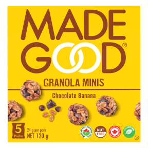 MadeGood - Chocolate Banana granola minis