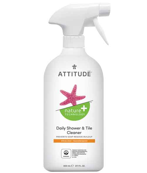 Attitude - Daily Shower & Tile Cleaner 800 ml by Attitude - Ebambu.ca natural health product store - free shipping <59$ 