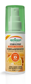Jamieson Vitamin D 1,000 IU Spray Natural Orange Flavor 58 ml by Jamieson - Ebambu.ca natural health product store - free shipping <59$ 