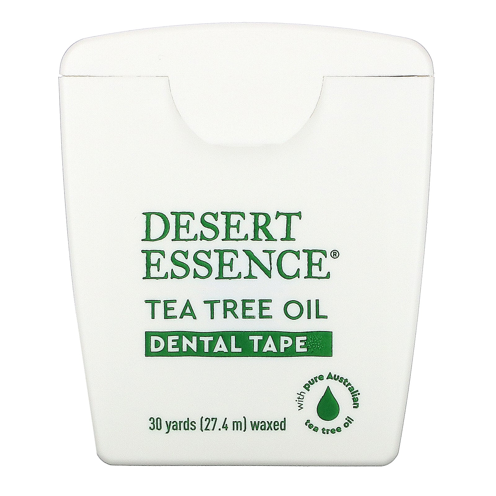 Desert Essence - Tea Tree Oil Dental Tape 30 yards - Ebambu.ca free delivery >59$