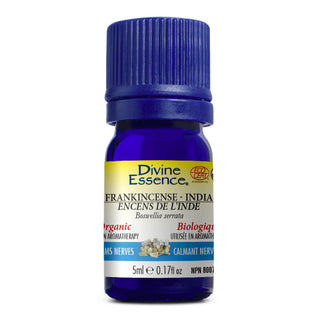 Divine Essence - Essential Oils - Frankincense (Organic) - 2 scents - India - Ebambu.ca free delivery >59$