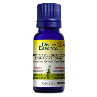 Divine Essence - Essential Oils - Rosemary - Cineole Type (Organic) - Ebambu.ca free delivery >59$