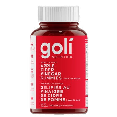 Goli - Apple Cider Vinegar Gummies - 60 gummies