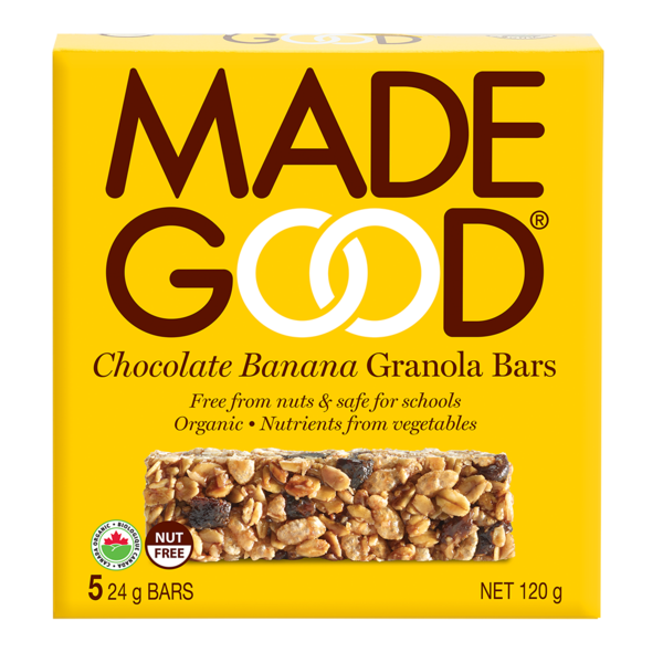 MadeGood - Chocolate Banana granola bars