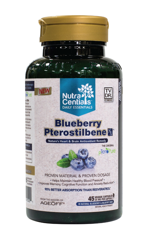 Nutracentials Blueberry Pterostilbene NX by Nutracentials - Ebambu.ca natural health product store - free shipping <59$ 