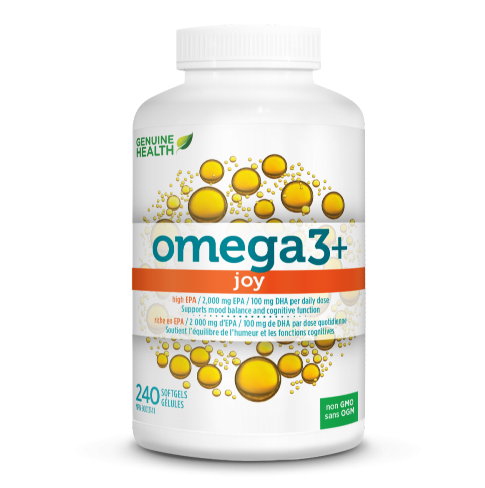 Genuine Health omega3+ JOY - capsules