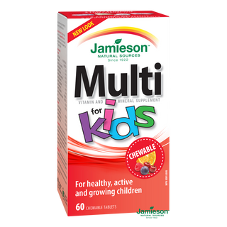 Jamieson Multivitamins for Kids with Iron 60 chewable tablets by Jamieson - Ebambu.ca natural health product store - free shipping <59$ 