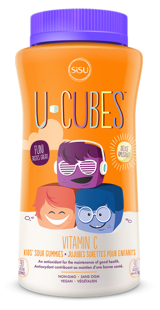 Sisu - U-Cubes Vitamin C 90 gummies - Ebambu.ca free delivery >59$