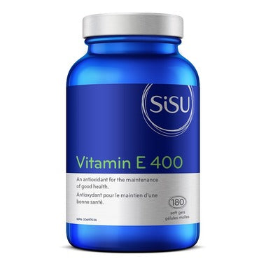 Sisu - Vitamine E 400 UI 180 gel caps - Ebambu.ca free delivery >59$