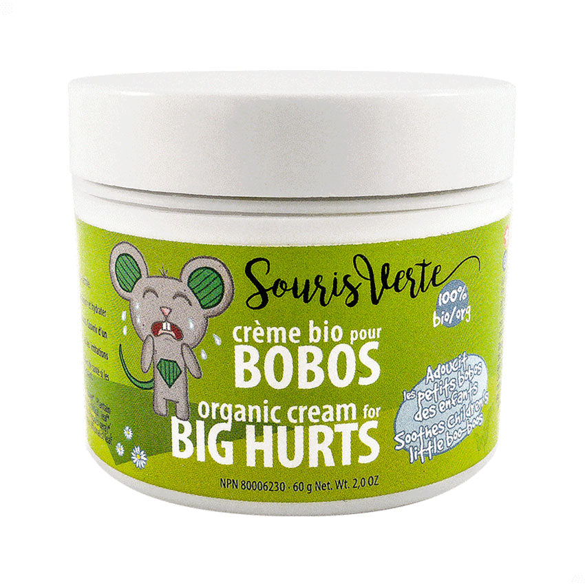 Souris Verte - Organic Cream for Big Hurts 60 g - Ebambu.ca free delivery >59$