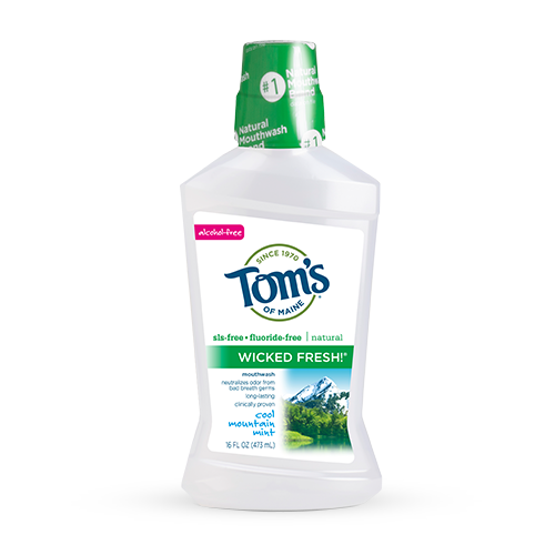 Tom's of Maine - Wicked Fresh Mouthwash - Cool Mountain Mint by Tom's of Maine - Ebambu.ca natural health product store - free shipping <59$ 