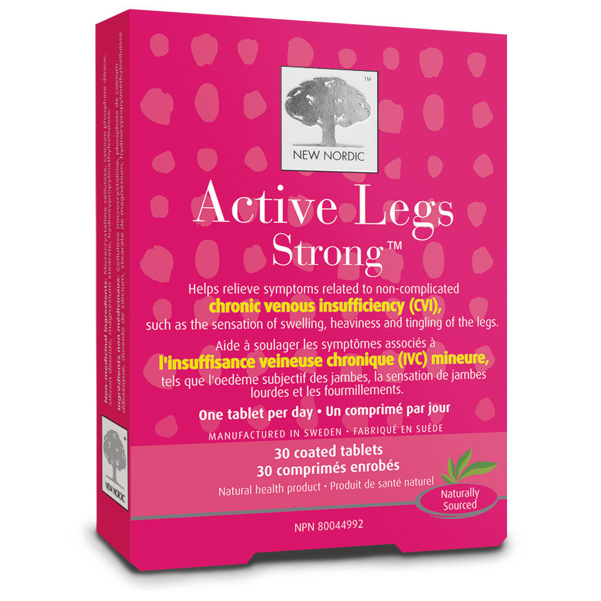 New Nordic Active Legs 30 tabs Ebambu.ca FREE shipping over $59.00 CAD