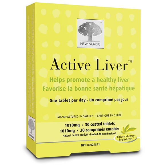 New Nordic Active Liver 30 coated tabs by New Nordic - Ebambu.ca natural health product store - free shipping <59$ 